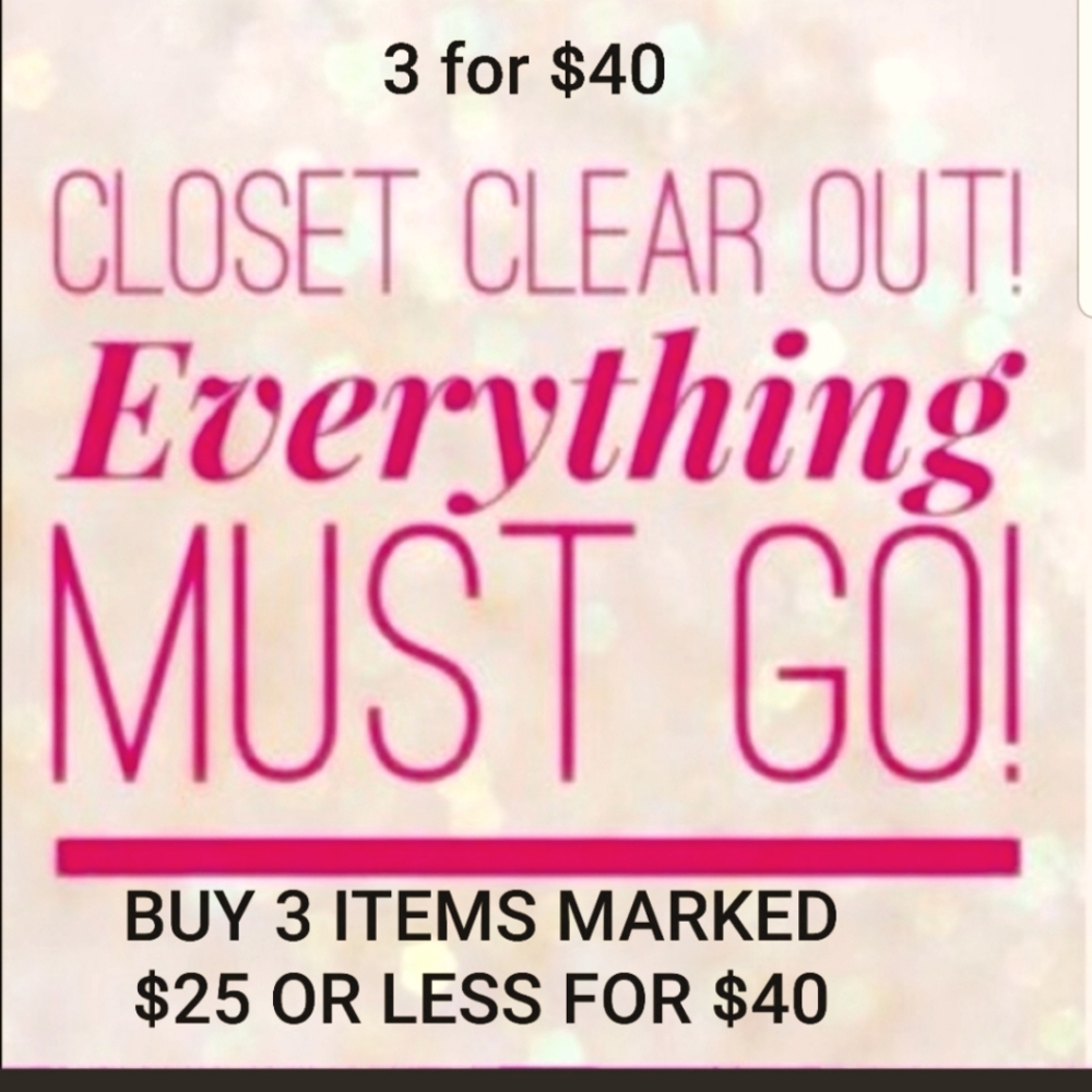 3 for $40!